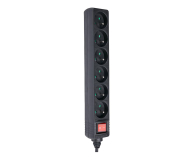 HAMA Listwa zasilająca Standard 6gn, 1.5m, czarna - 1416393 - zdjęcie 4